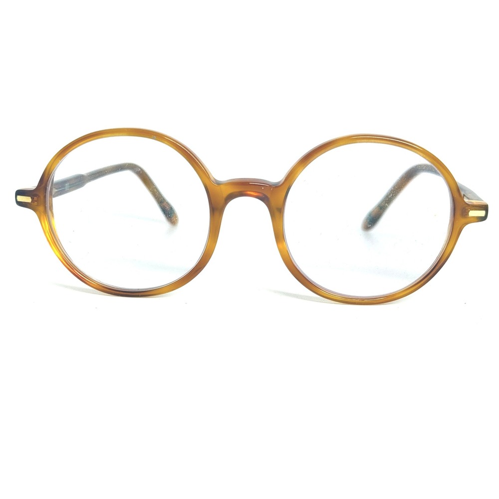 Muse 008090-003 Round Tortoise Shell Eyeglasses Frames‎ 49-20-145 Brown Gold